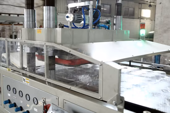 Máquina de termoformado de plástico Eliminación de productos Formación